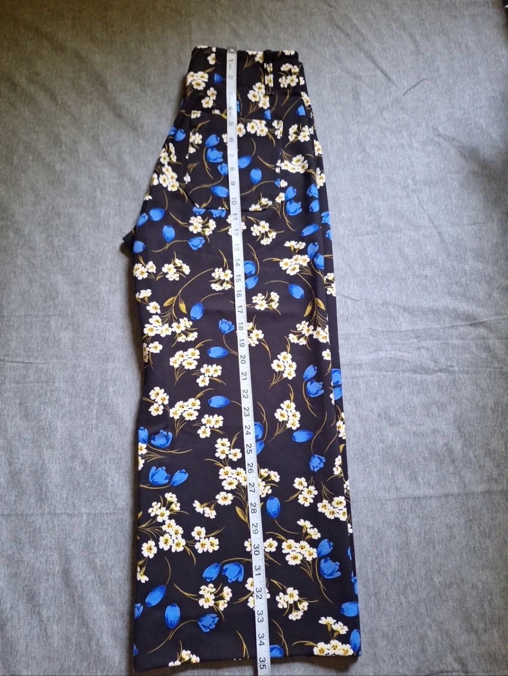 Maeve By Anthropologie The Collette Wide Leg Floral Pants Size 29 Petite - Picture 10 of 16